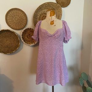 Princess Polly purple floral mini dress